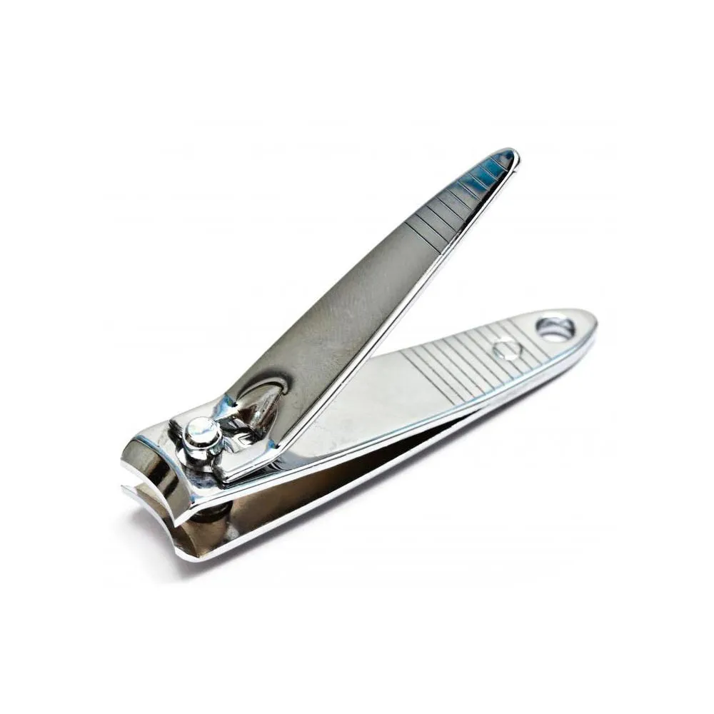 6 Nail Clippers Stainless Steel Fingernails Trimmer Toenails Manicure File Set