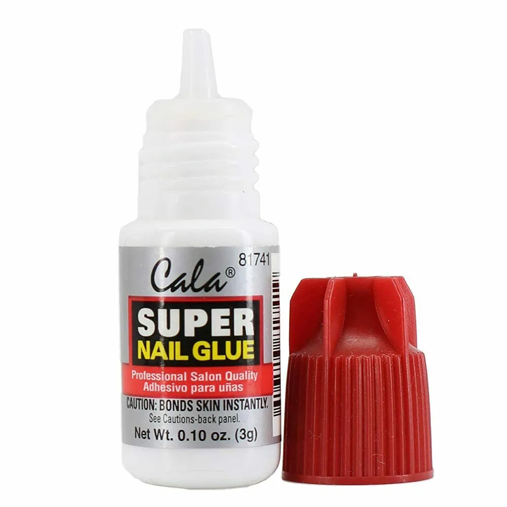 6 Pc Maximum Speed Nail Glue Professional Super 3g Acrylic False Manicure Tips