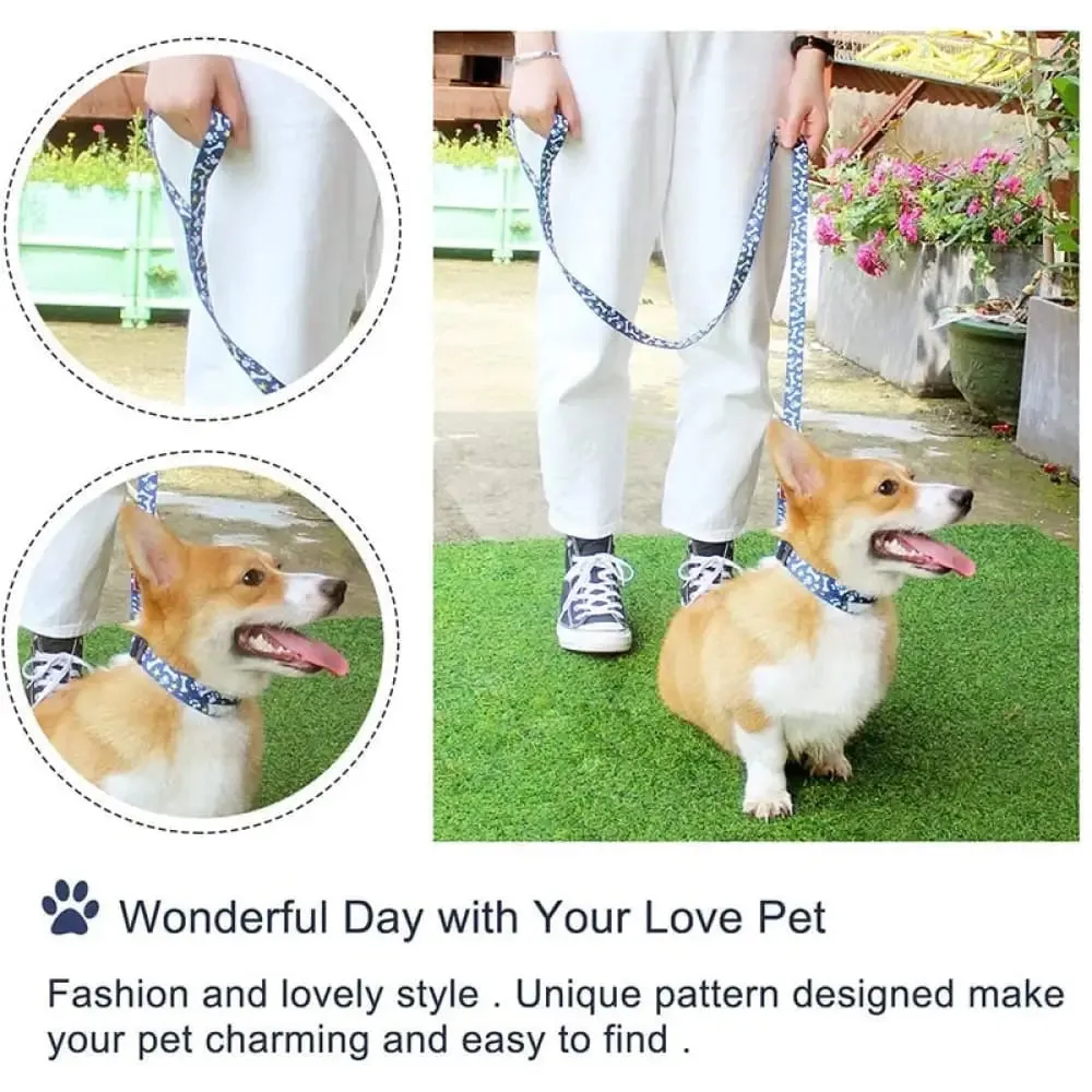 Adjustable Comfortable Step in Puppy no Pull Dog Harness and Leash Set