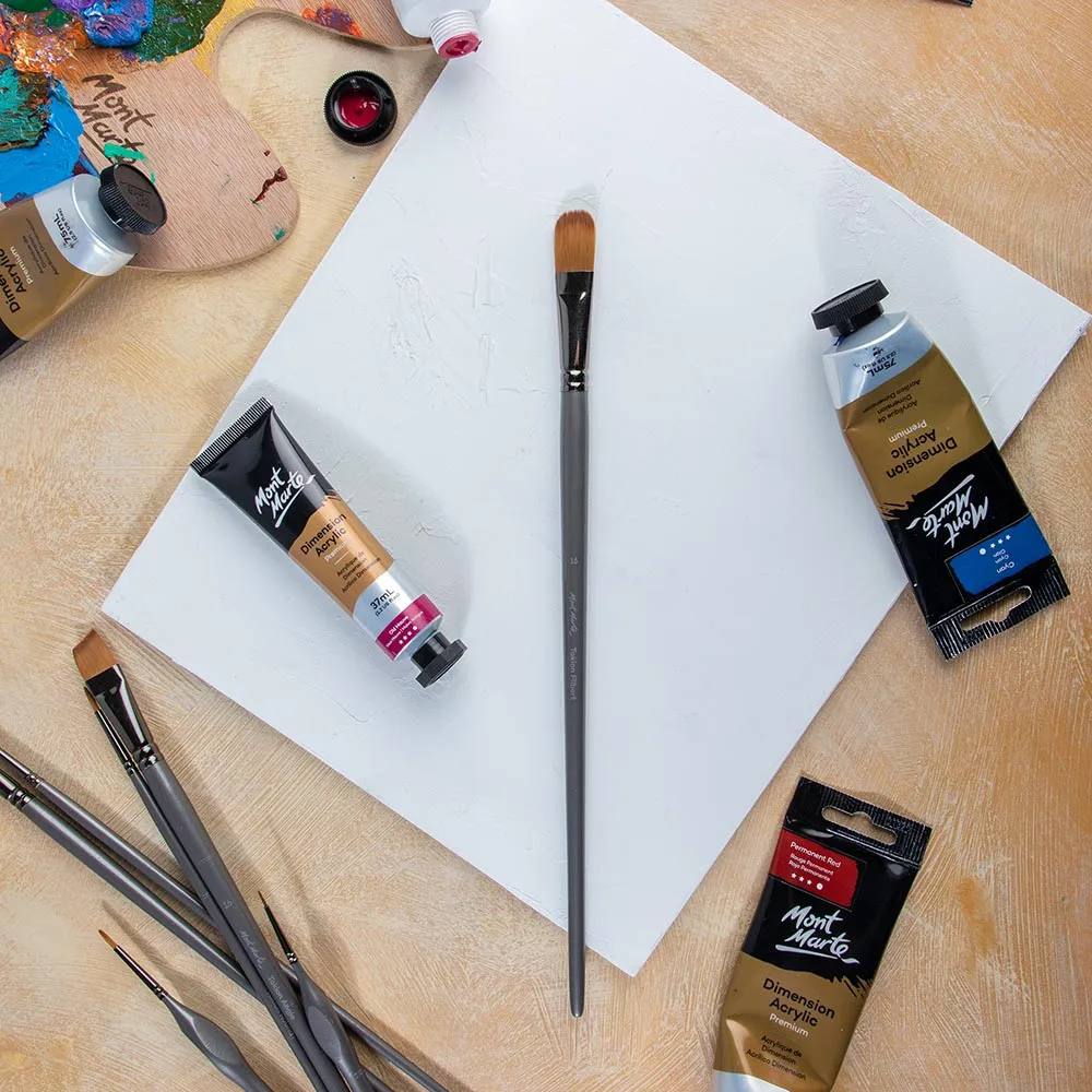 Artist Brush Taklon Filbert Premium 16
