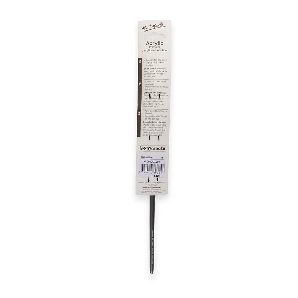 Artist Brush Taklon Filbert Premium 16