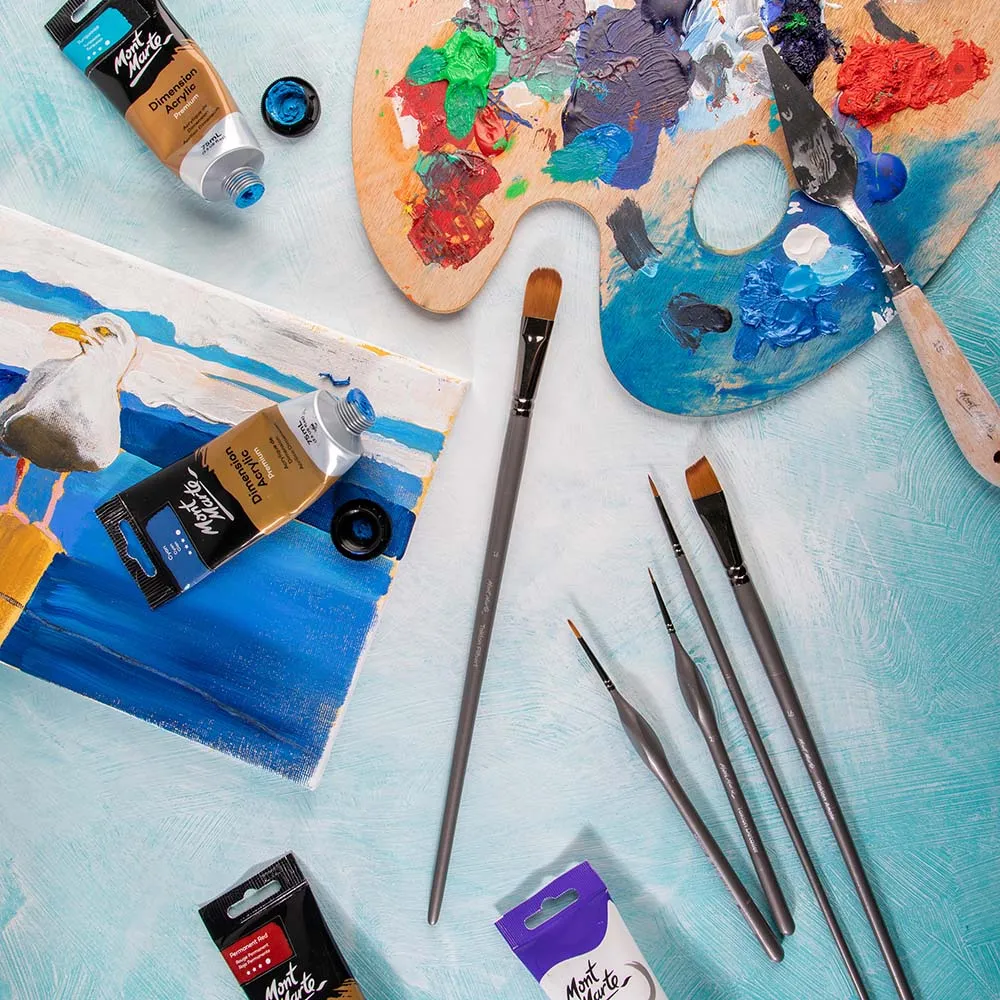 Artist Brush Taklon Filbert Premium 16