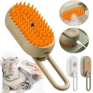 at Steam Brush Steamy Dog Brush 3 In 1 Electric Spray Cat Hair Brushes For Massage Pet Grooming Comb Hair Removal Combs Pet Products
