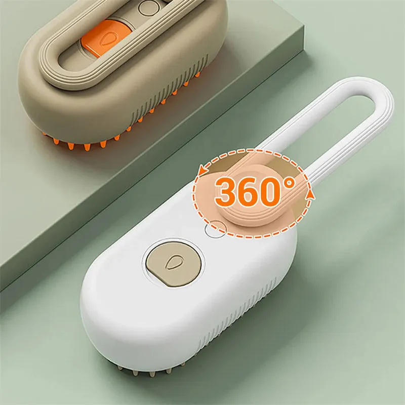at Steam Brush Steamy Dog Brush 3 In 1 Electric Spray Cat Hair Brushes For Massage Pet Grooming Comb Hair Removal Combs Pet Products