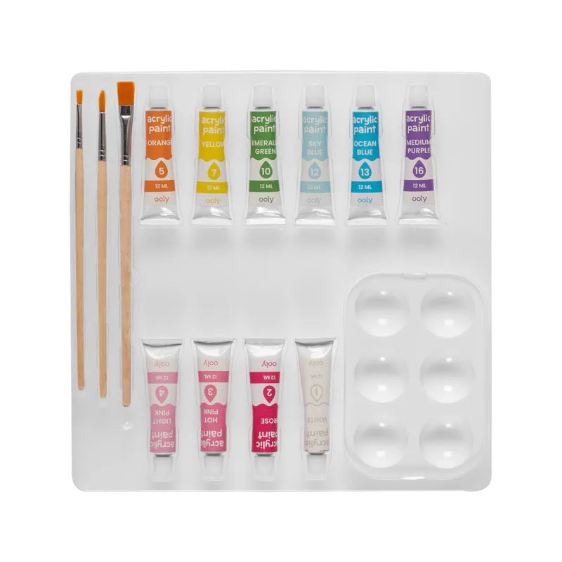 colorific canvas paint by number kit - magic unicorn