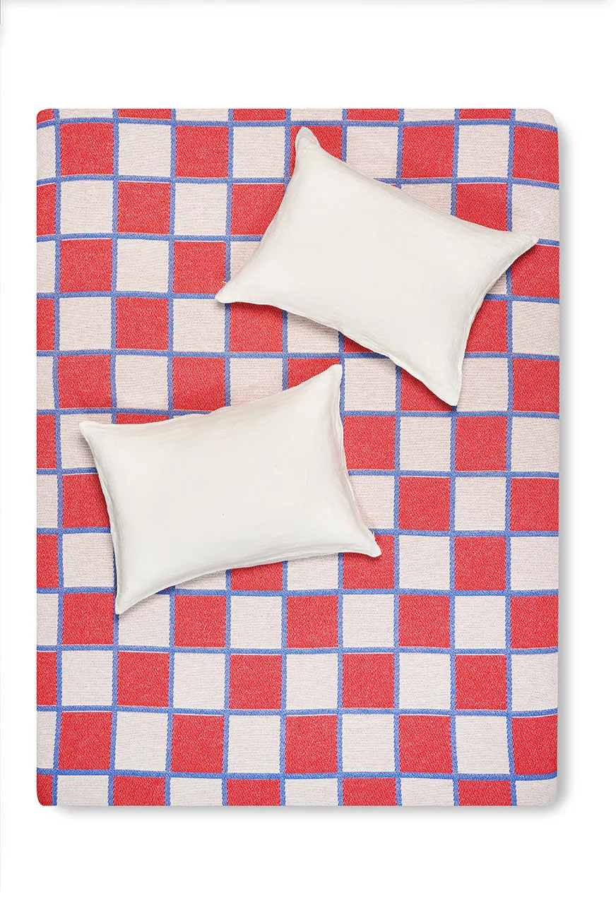 Cotton Bedspread or Blanket "Karo" in XL size