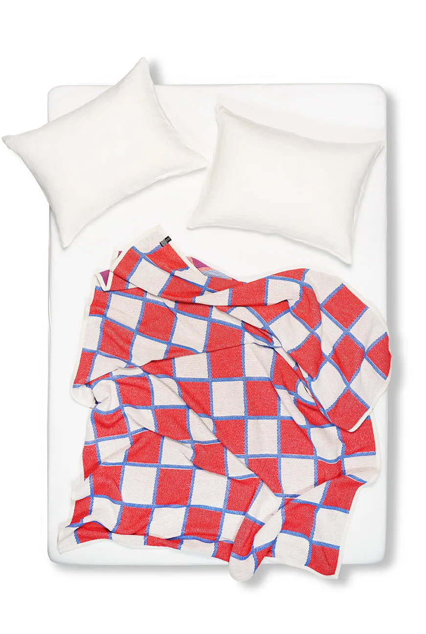 Cotton Bedspread or Blanket "Karo" in XL size