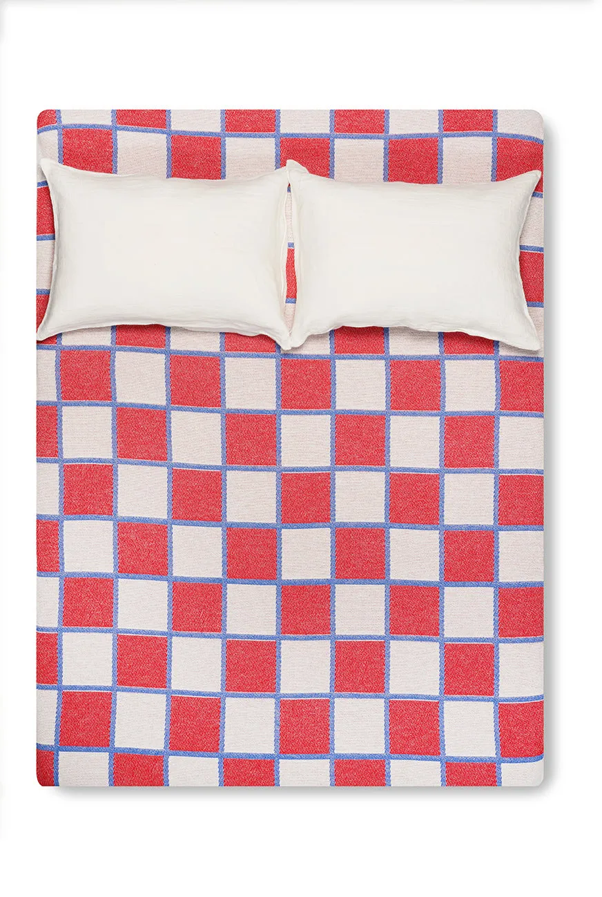 Cotton Bedspread or Blanket "Karo" in XL size
