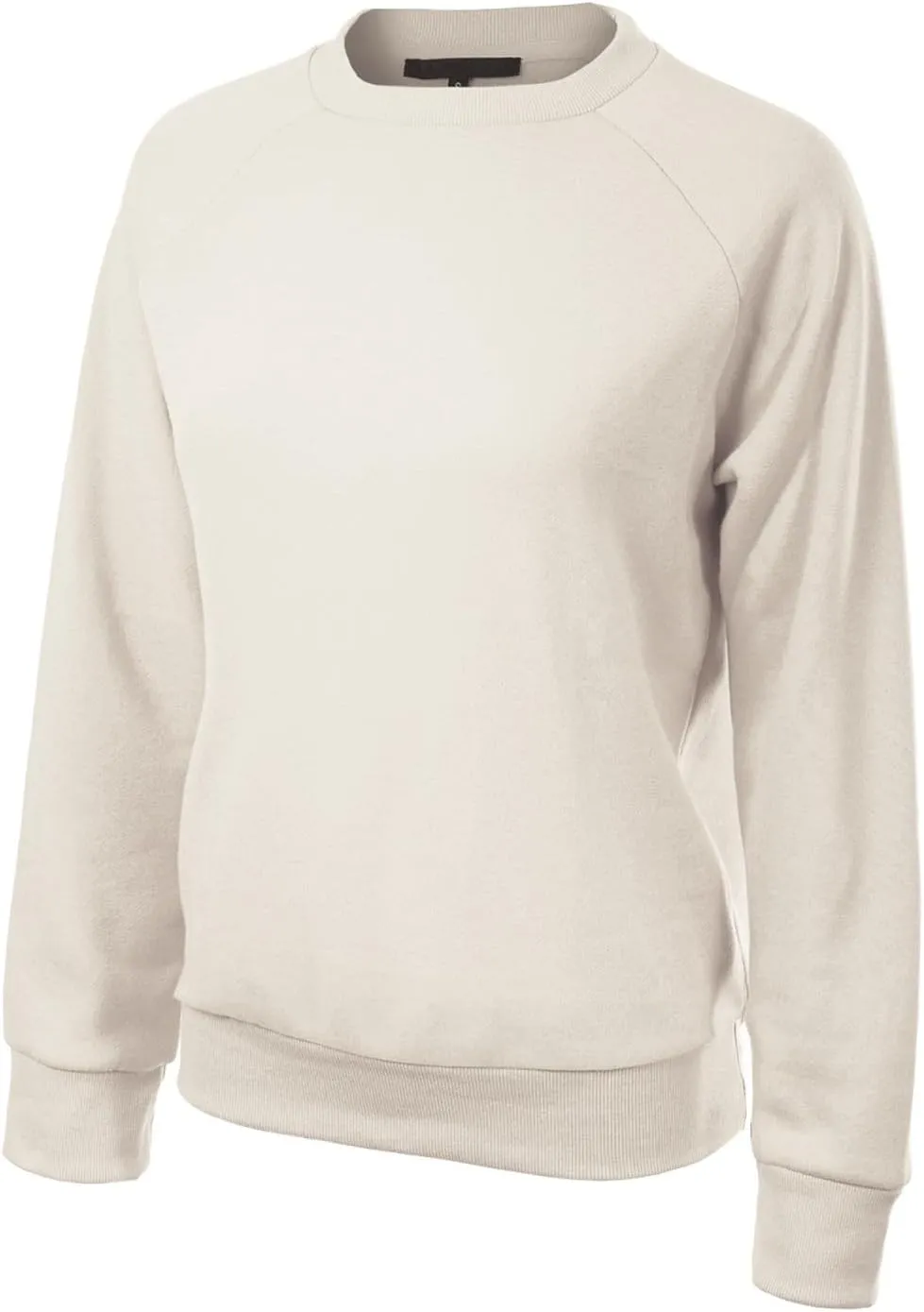 Design by Olivia Women's Basic Soft & Comfortable Pullover Fleece Crewneck Sweatshirt Fall Outfits