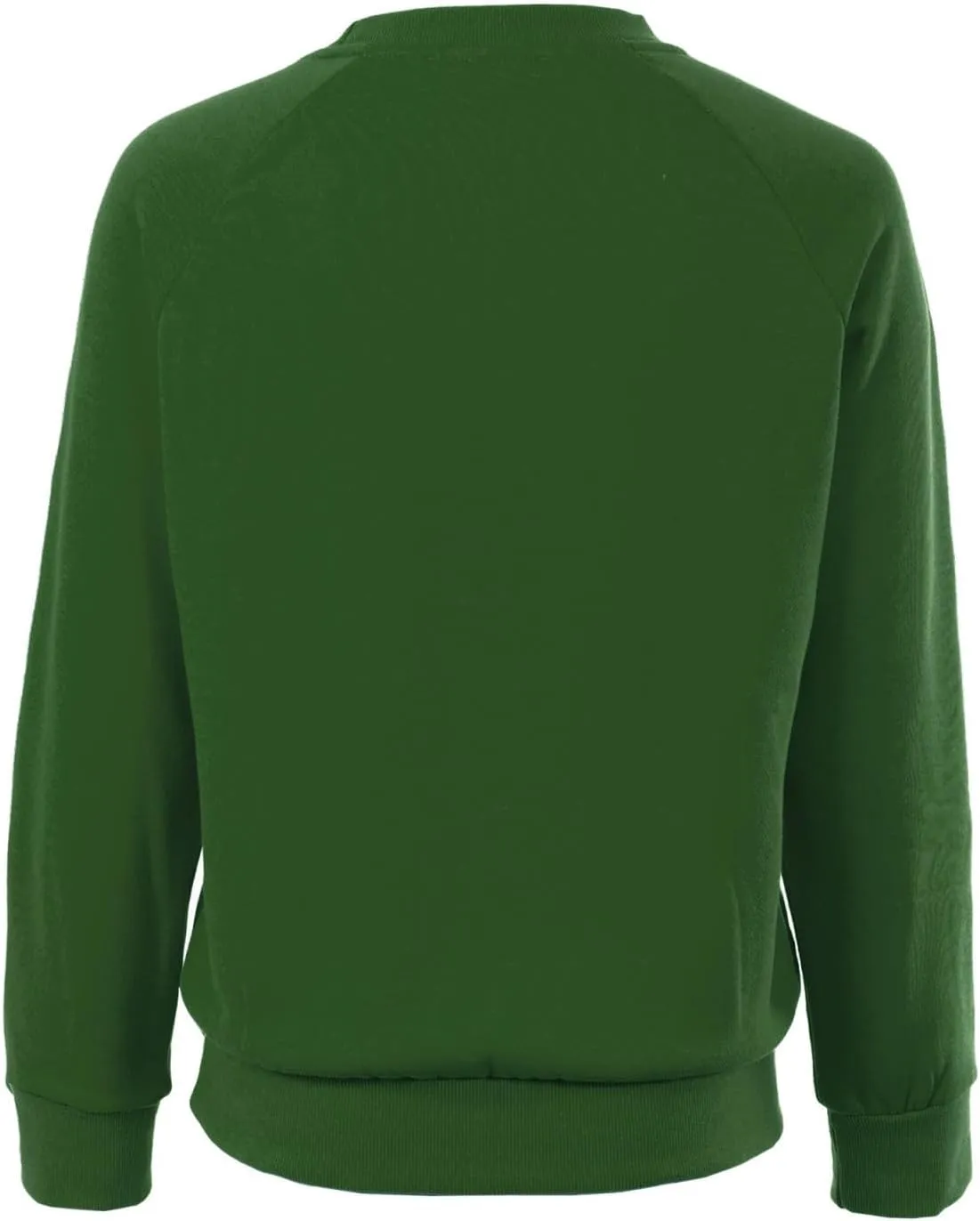 Design by Olivia Women's Basic Soft & Comfortable Pullover Fleece Crewneck Sweatshirt Fall Outfits