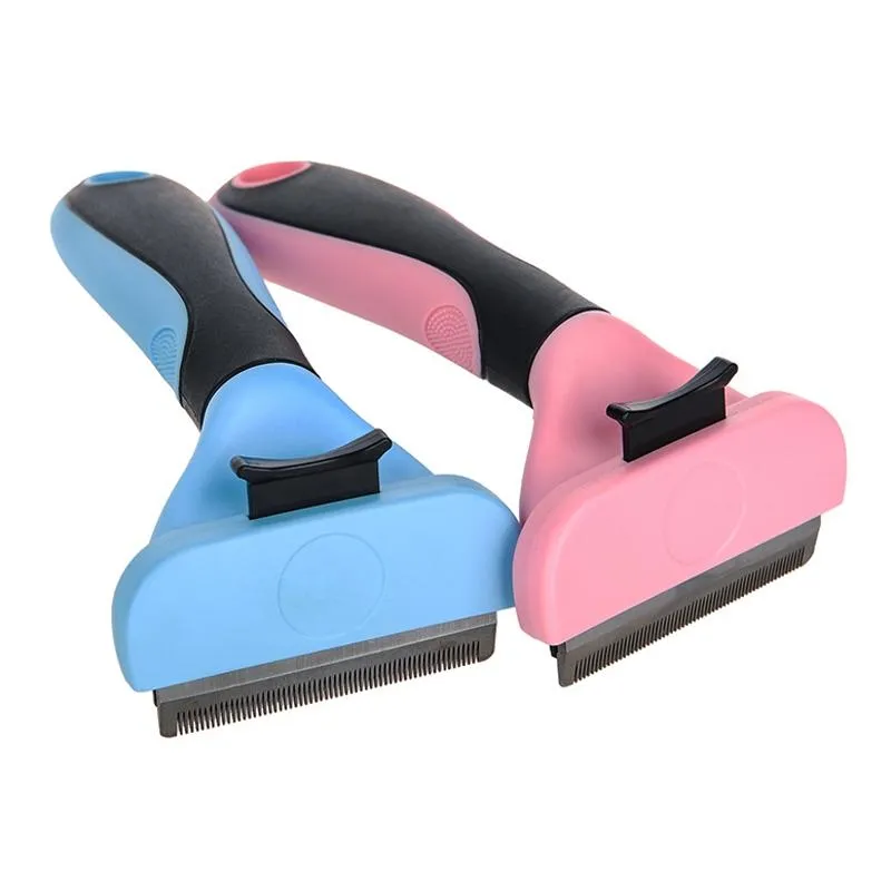 Double Sided Stainless Steel Pet Comb For Clean Hair Removal Large