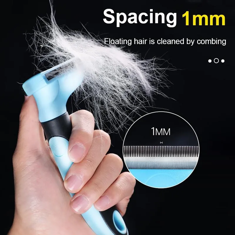 Double Sided Stainless Steel Pet Comb For Clean Hair Removal Large