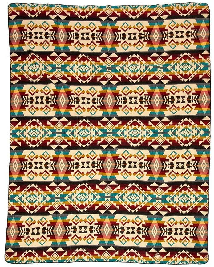 Ecuadorian alpaca blanket | native blanket | Chimborazo Colormix
