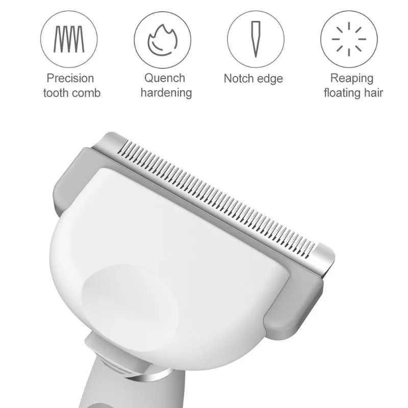 Efficient One Handed Pet Hair Comb