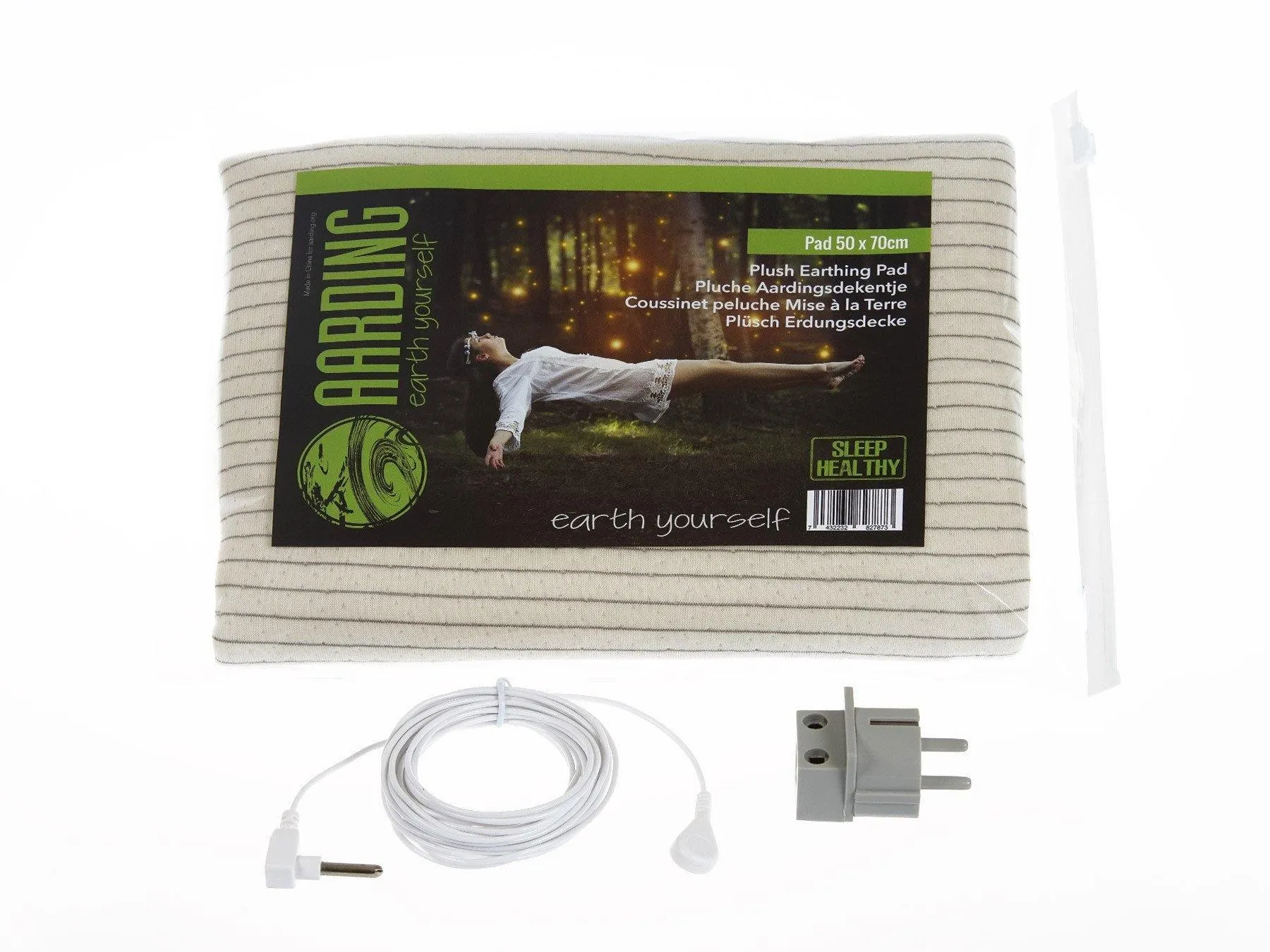 Grounding Blanket S 'Plush Pad' 50 x 70cm (20" x 28") (incl. cable 5m and adapter)
