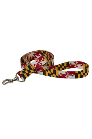 MD Flag Dog Leash (6')