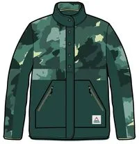 Navegado Recycled Soft-Touch Sherpa Fleece - Alpine Camo Rain Forest