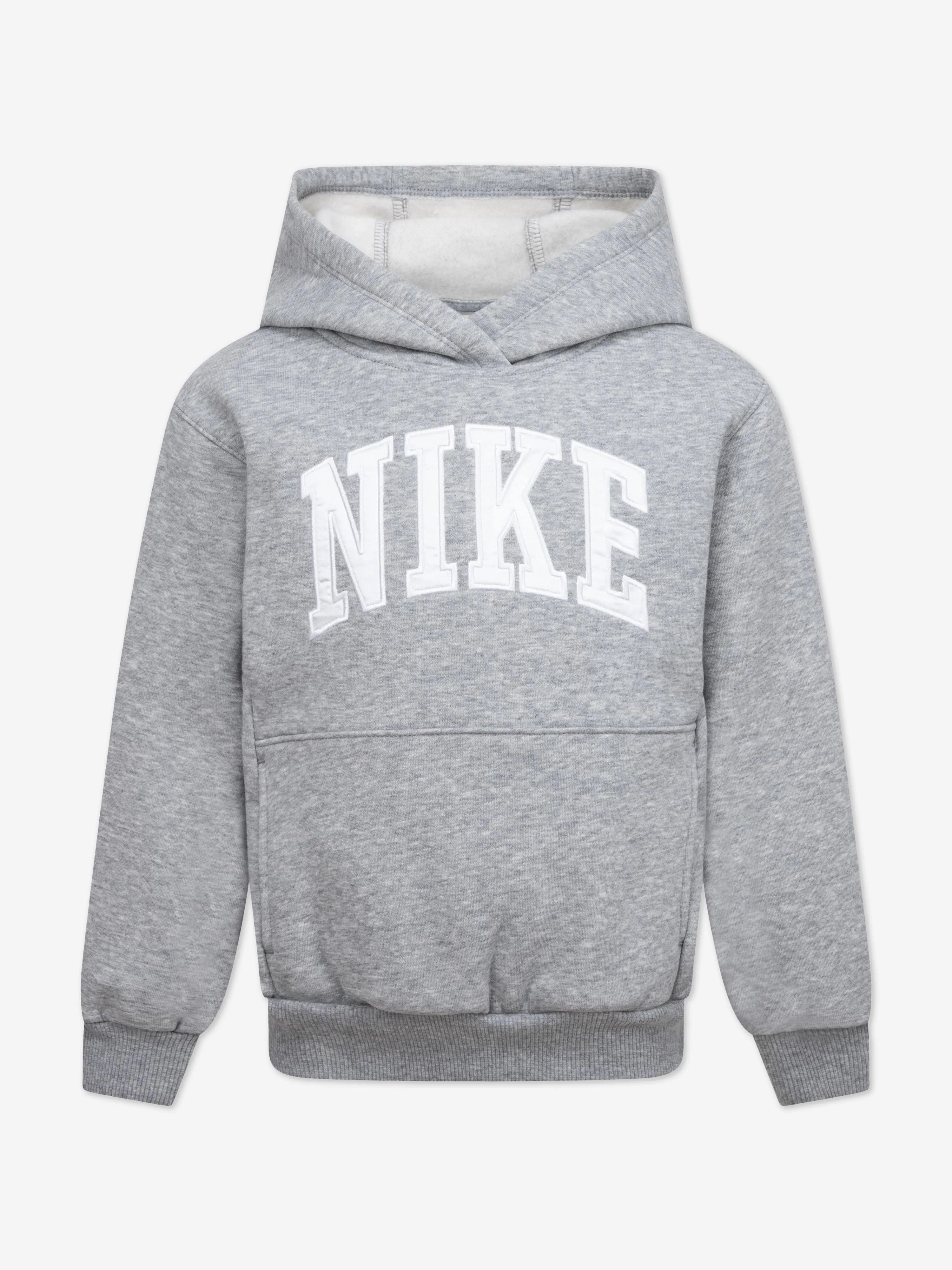 Nike Kids NSW Club Fleece Hoodie in Grey