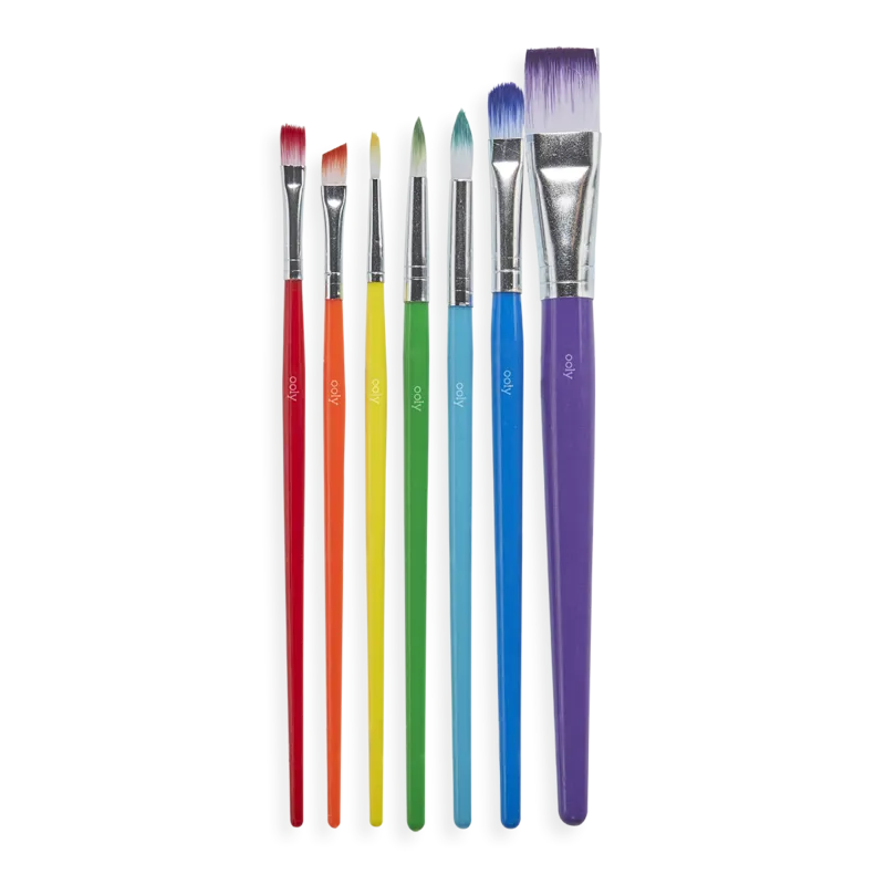 Ooly Lil' Paint Brushes - Set of 7