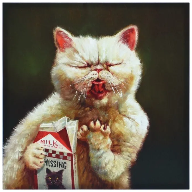 "Sour Milk" Cat Pet Wall Art