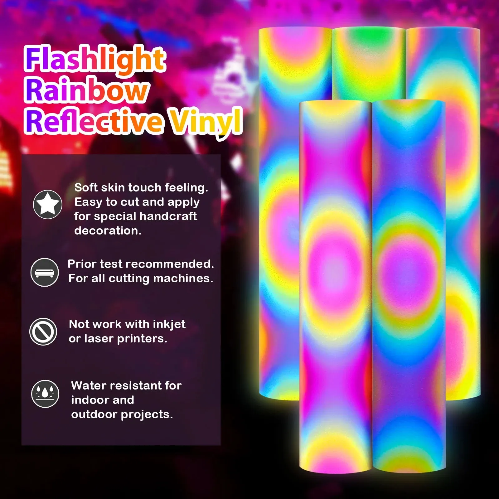 Reflective Adhesive - Yellow