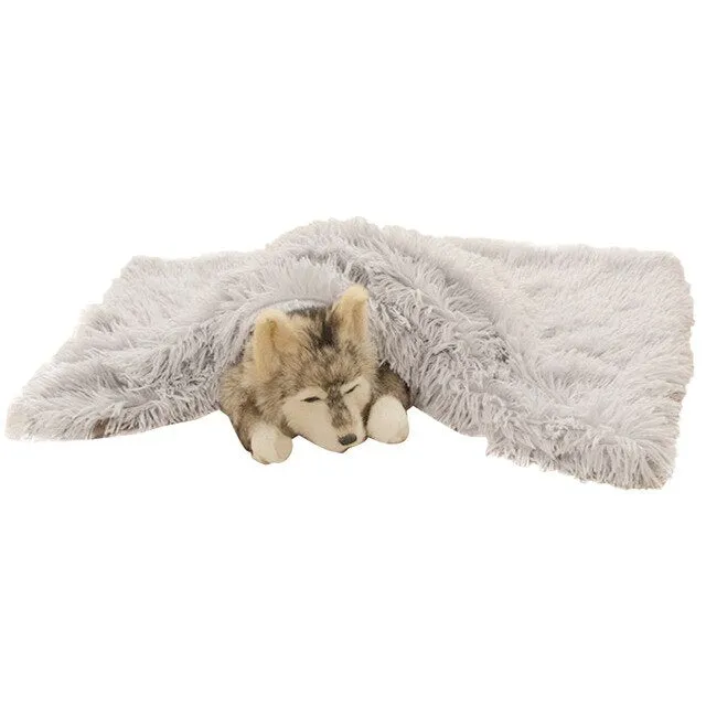 Soft Flannel Thickened Soft Fleece Dog Blanket