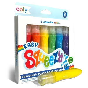 Squeezable Poster Paint Brushes
