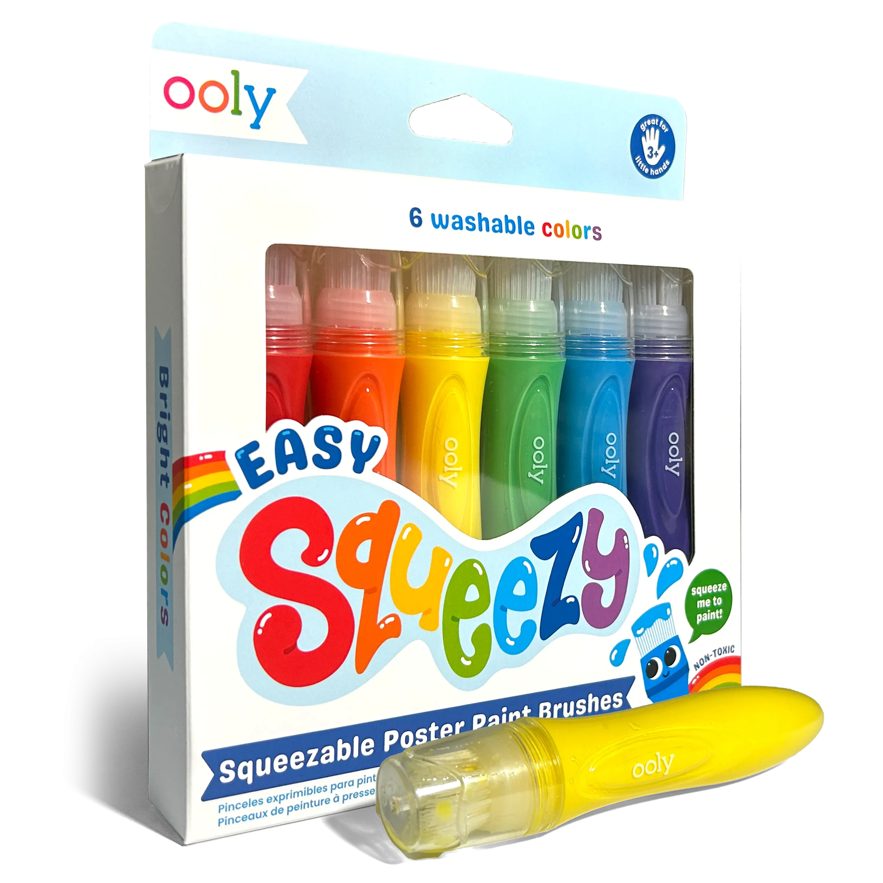 Squeezable Poster Paint Brushes