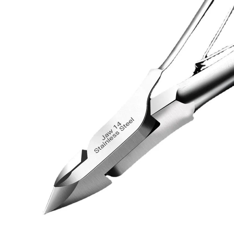 Stainless Steel Cuticle Nipper Exfoliating Nail Clippers Professional Barbed Trimming Nail Dead Skin Clipper Manicure Implement