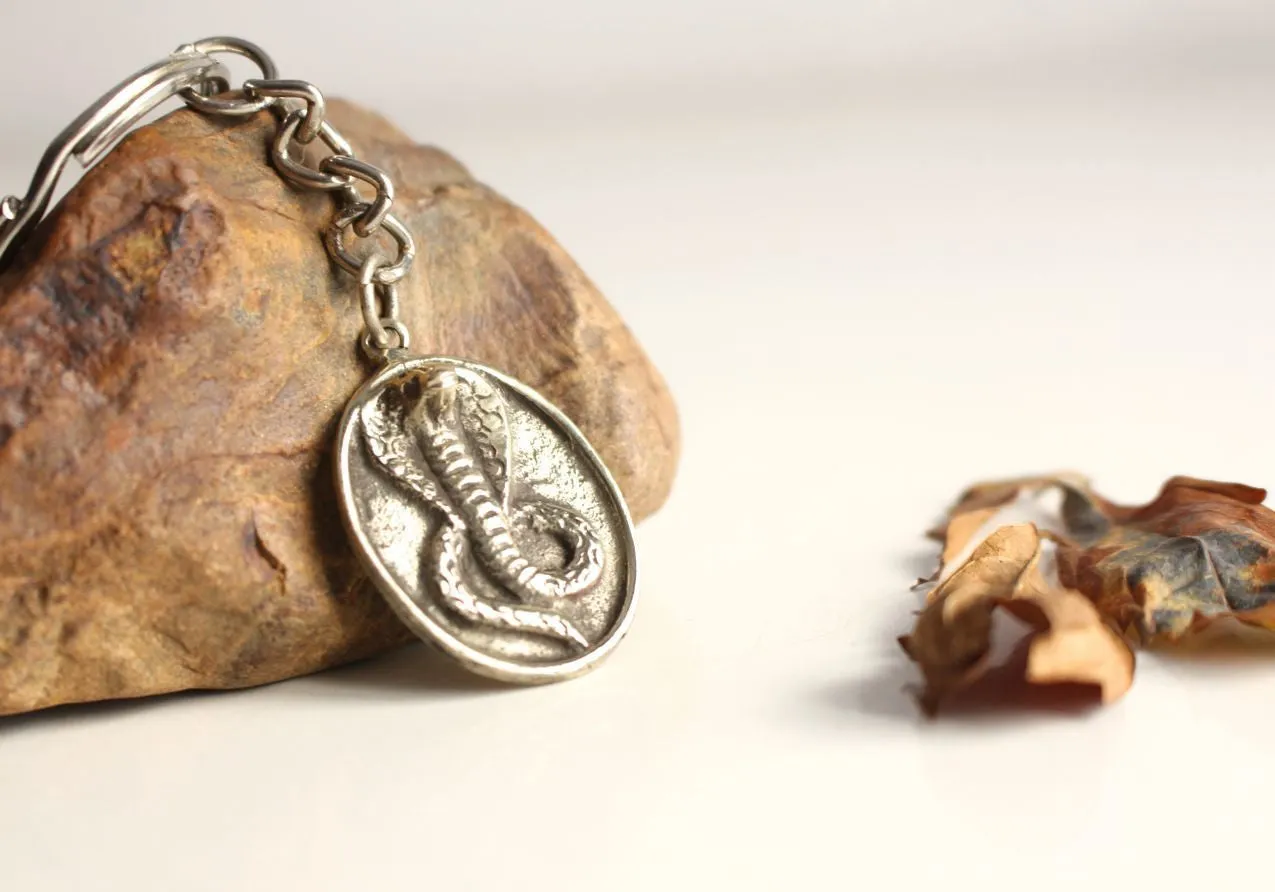 The Serpent King Naga Keychain